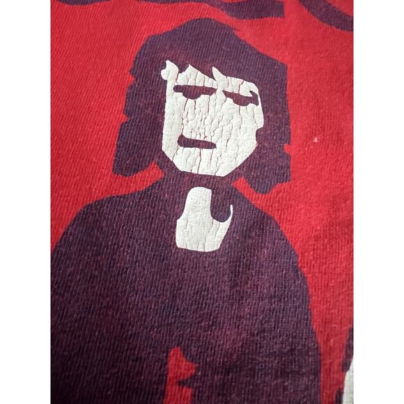 VINTAGE Weezer Rock Band Red Shirt Size LARGE - Picture 9 of 12